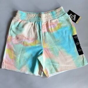 ART Class Kids Fleece Shorts Multi Tie Dye L